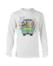 Load image into Gallery viewer, CHEECH AND CHONG WITH SCOOBY SMOKE T-SHIRT Unisex Long Sleeve Tee