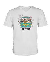 Load image into Gallery viewer, CHEECH AND CHONG WITH SCOOBY SMOKE V Neck
