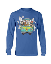 Load image into Gallery viewer, CHEECH AND CHONG WITH SCOOBY SMOKE T-SHIRT Unisex Long Sleeve Tee
