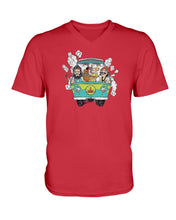 Load image into Gallery viewer, CHEECH AND CHONG WITH SCOOBY SMOKE V Neck
