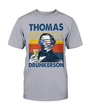 Load image into Gallery viewer, US Drink Thomas Drunkerson V-Neck T-Shirt - Independence Day - Happy 4 Of July
