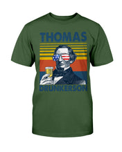 Load image into Gallery viewer, US Drink Thomas Drunkerson V-Neck T-Shirt - Independence Day - Happy 4 Of July
